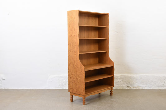 1970s Danish oak bookshelf