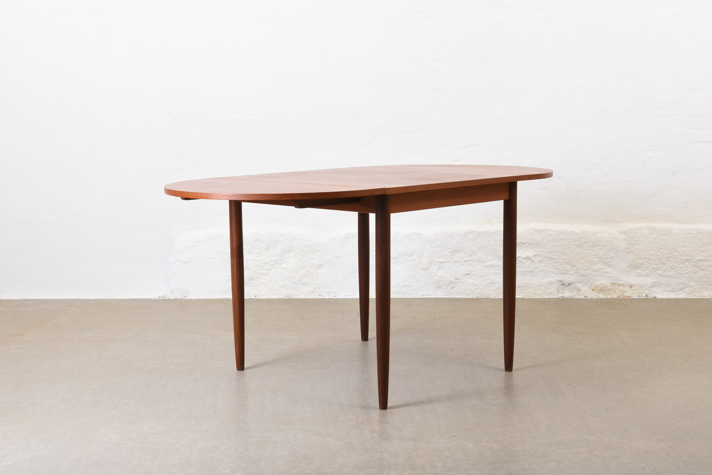 1960s drop-leaf dining table in teak