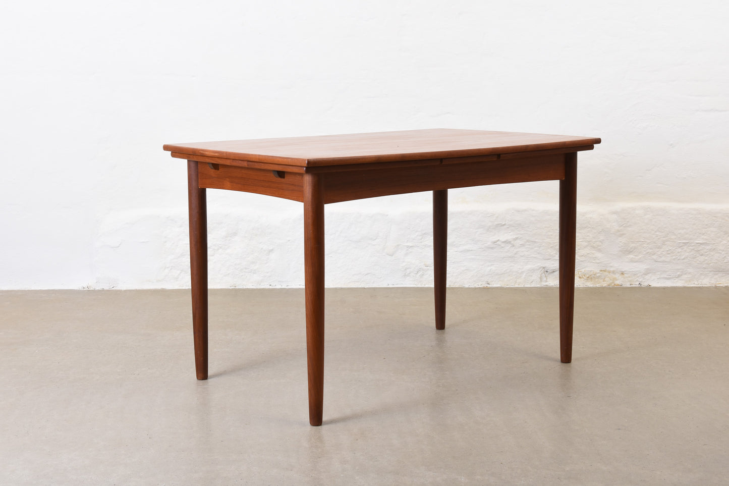 1960s extending dining table in teak