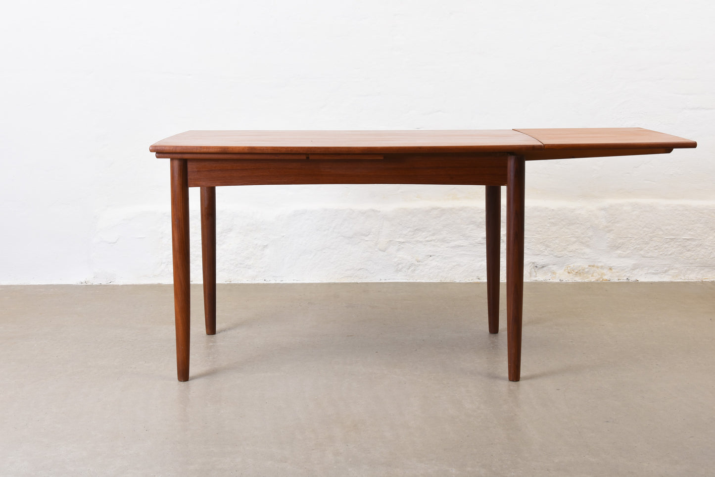 1960s extending dining table in teak