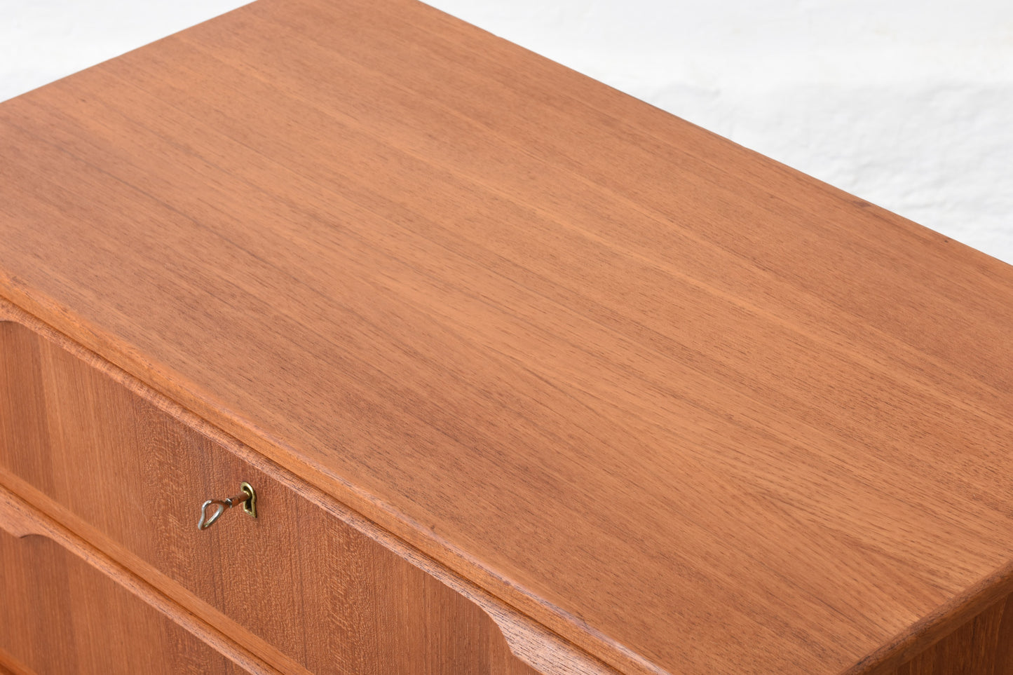 1960s chest of four drawers in teak