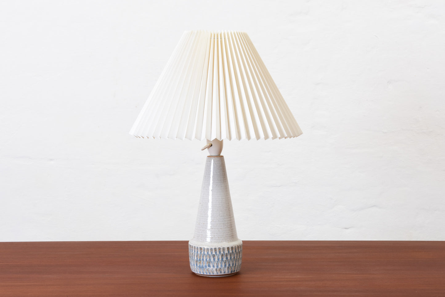 1960s ceramic table lamp by Søholm