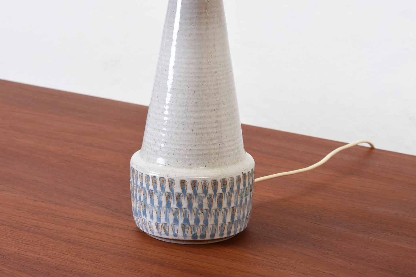 1960s ceramic table lamp by Søholm