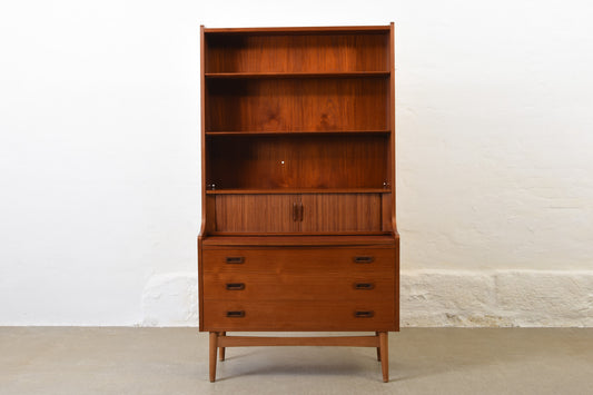 1960s secretary in teak by Johannes Sorth