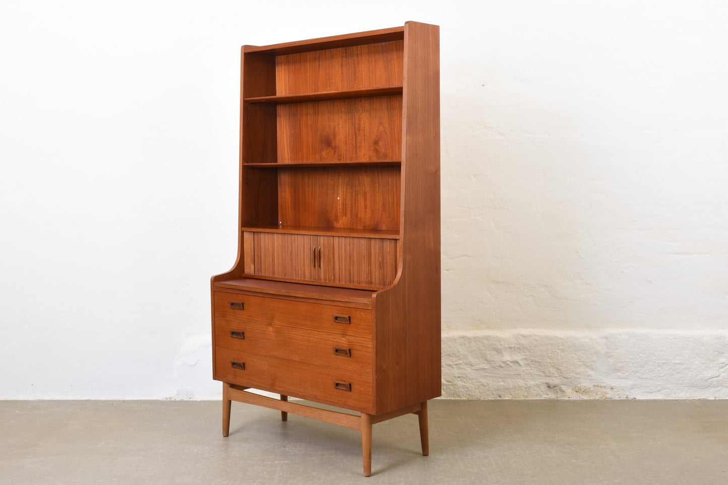 1960s secretary in teak by Johannes Sorth