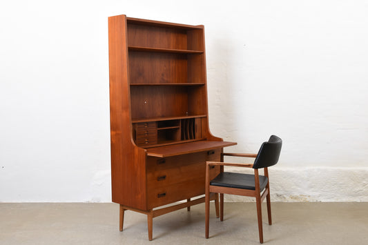 1960s secretary in teak by Johannes Sorth