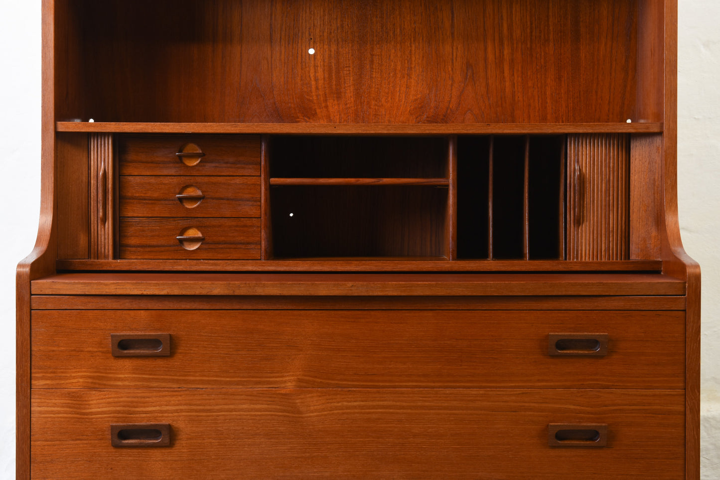 1960s secretary in teak by Johannes Sorth