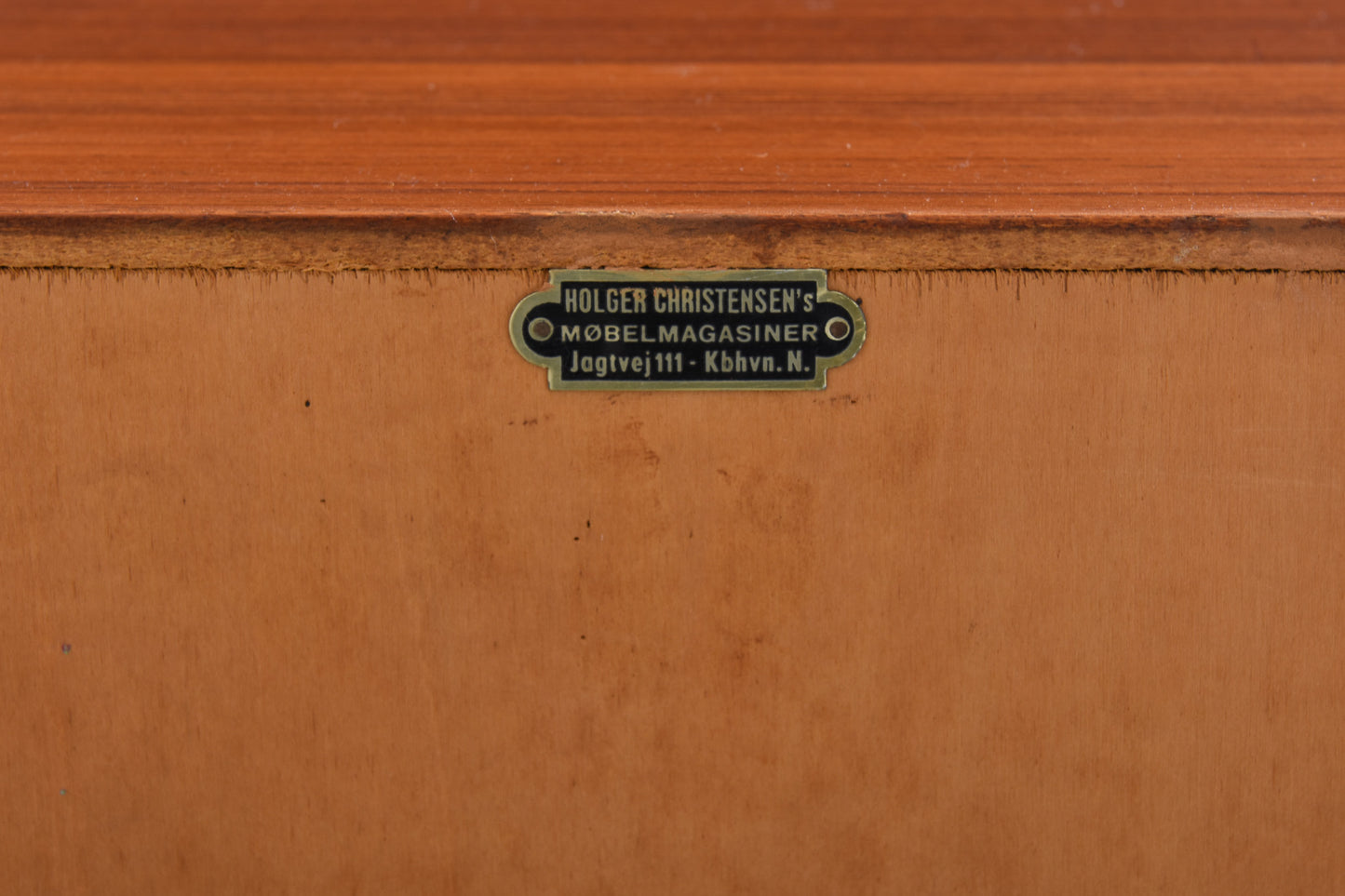 1960s teak chest of drawers with inset handles