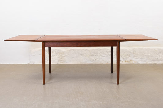 1960s extending dining table in teak