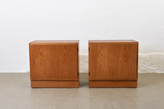 Two available: 1960s short sideboards by Carlo Jensen