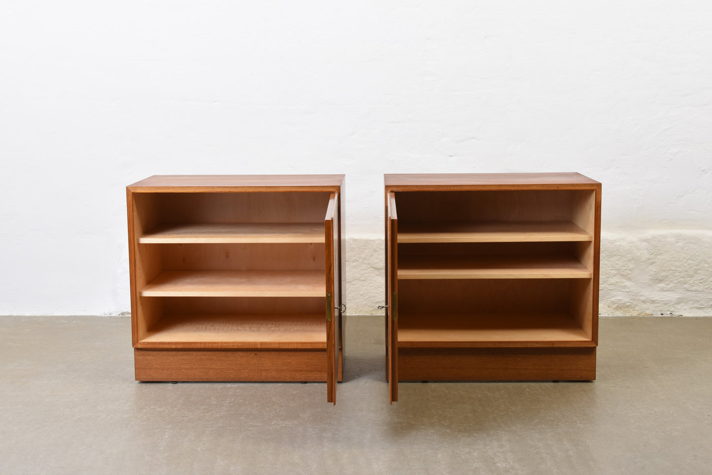 Two available: 1960s short sideboards by Carlo Jensen