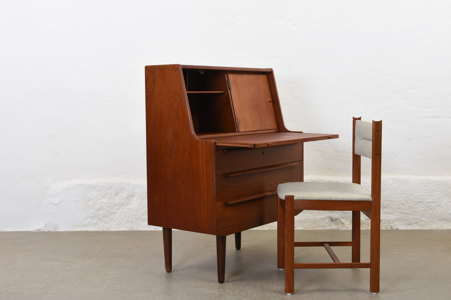 1960s teak bureau by Ørum Møbelfabrik