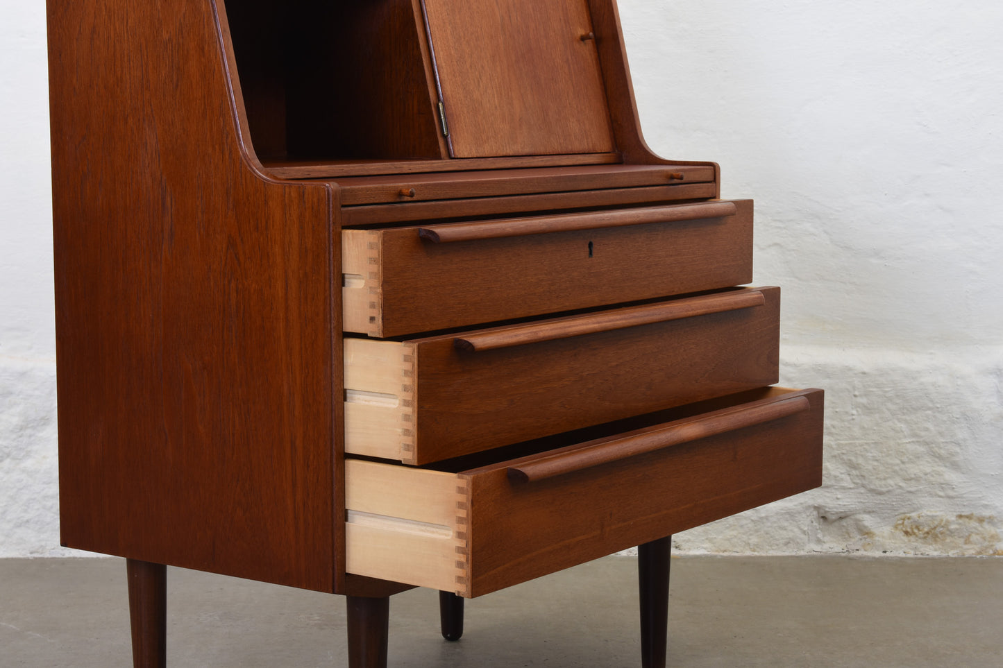 1960s teak bureau by Ørum Møbelfabrik