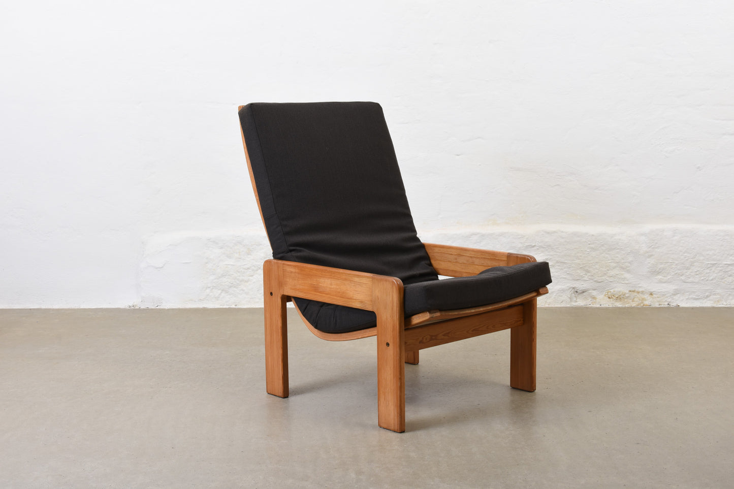 1970s lounger + ottoman by Yngve Ekström