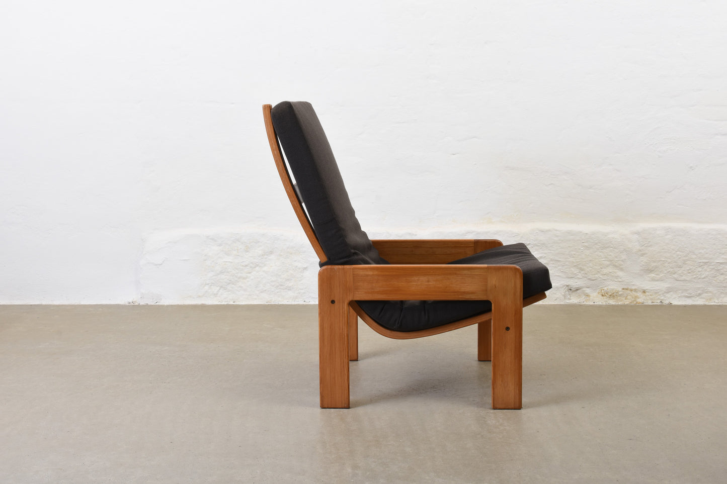 1970s lounger + ottoman by Yngve Ekström