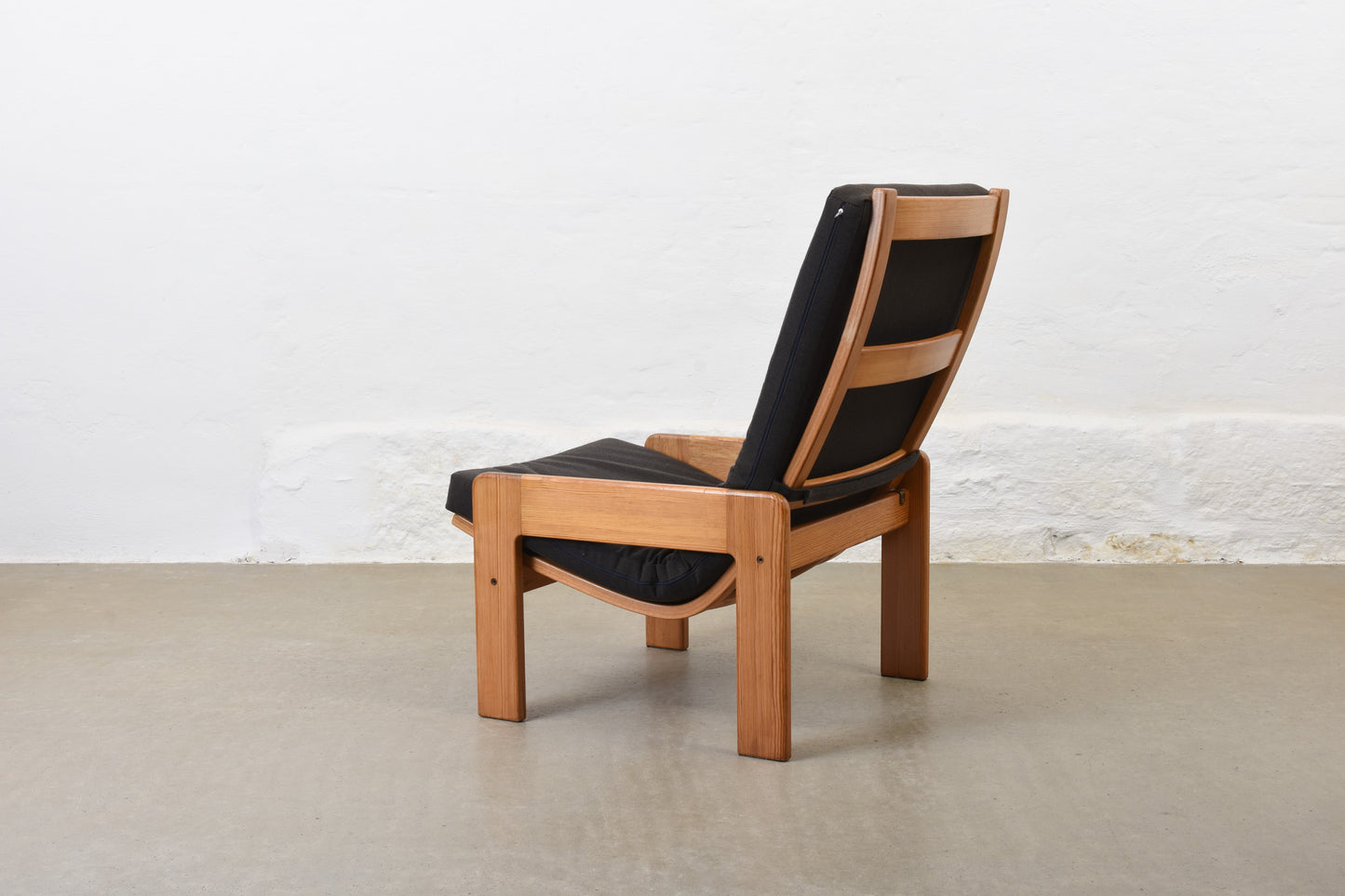 1970s lounger + ottoman by Yngve Ekström