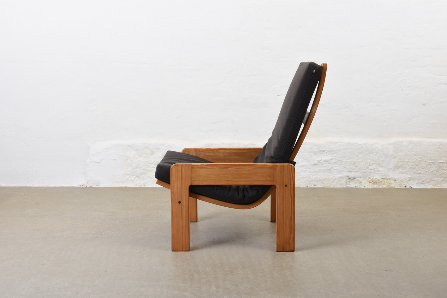 1970s lounger + ottoman by Yngve Ekström