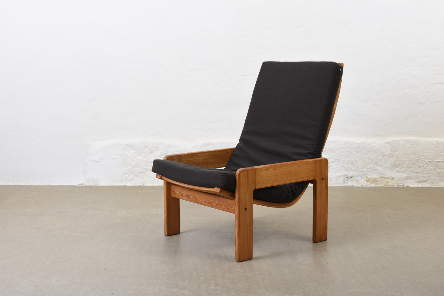 1970s lounger + ottoman by Yngve Ekström