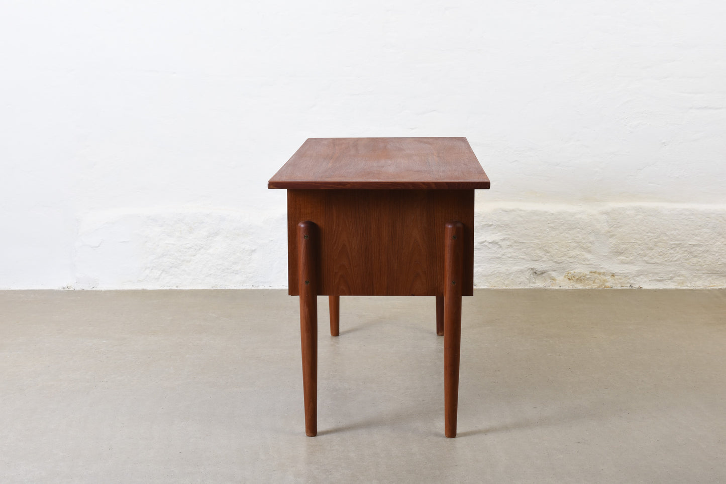 1960s twin pedestal teak desk