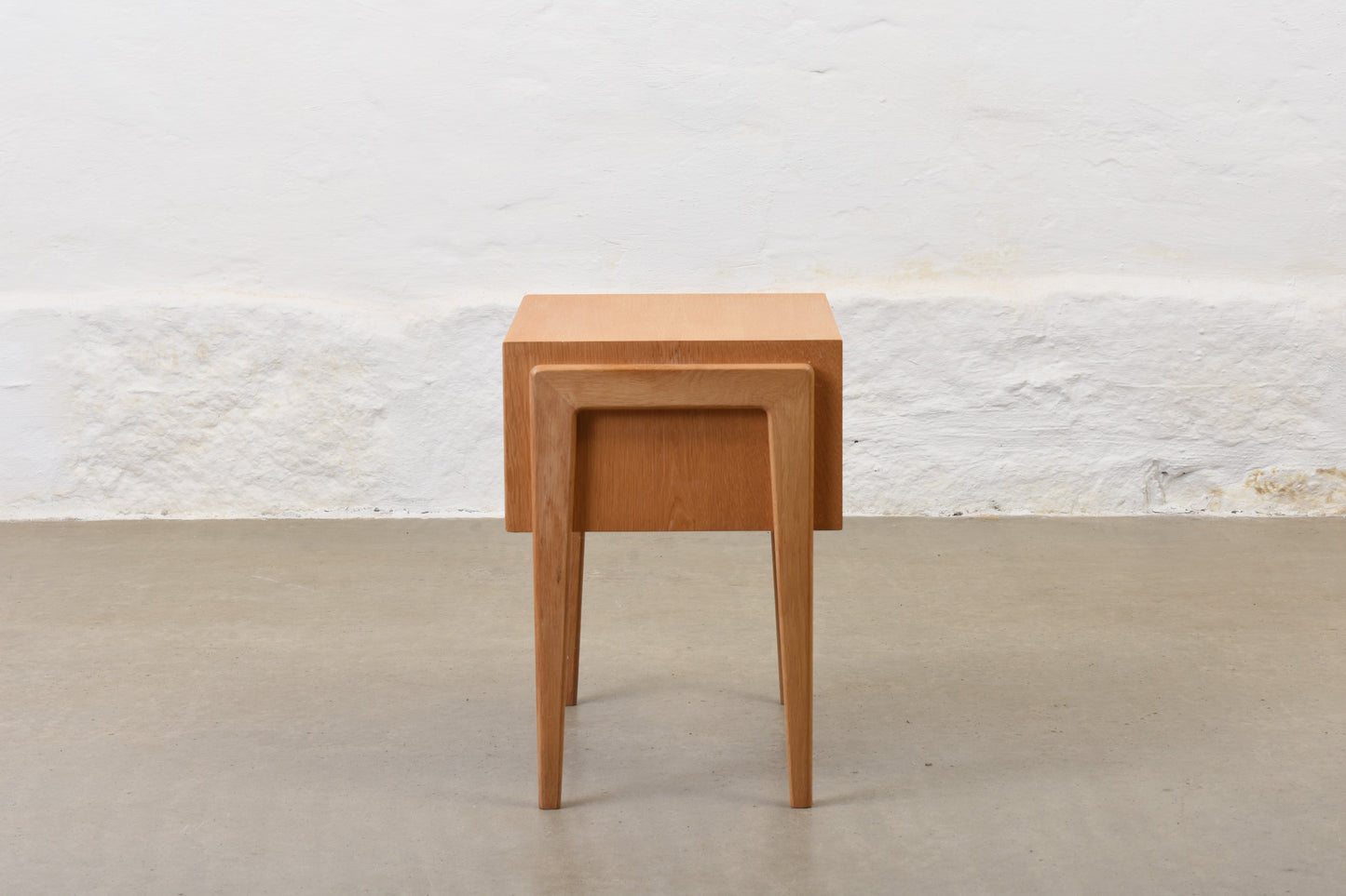 1960s bedside table in oak by Ørum Møbelfabrik