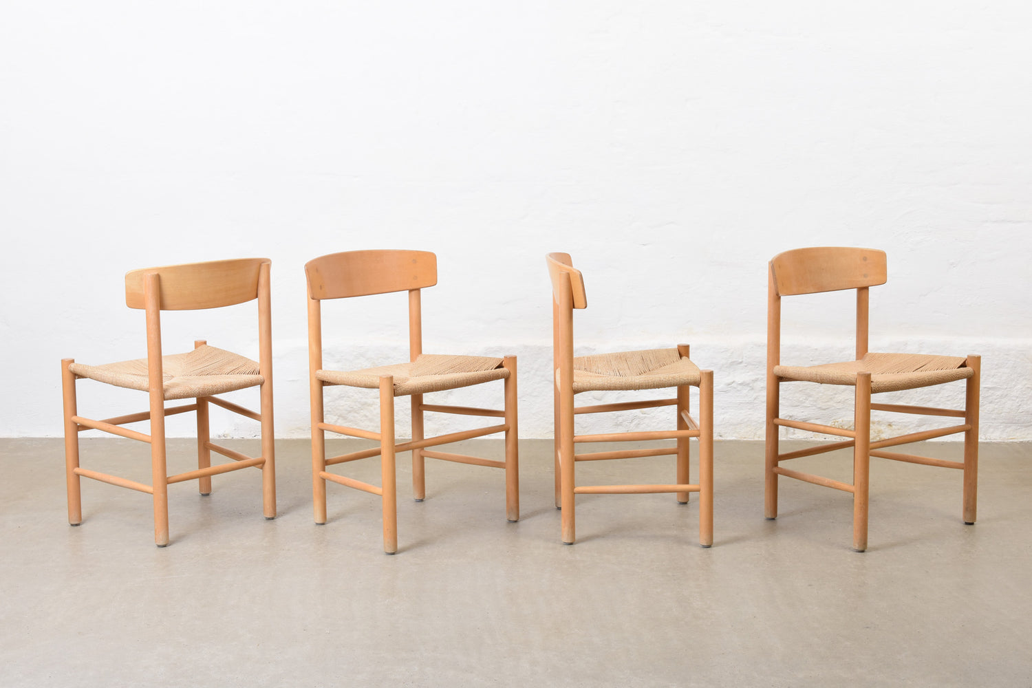 1960s set of 'J39' chairs by Børge Mogensen