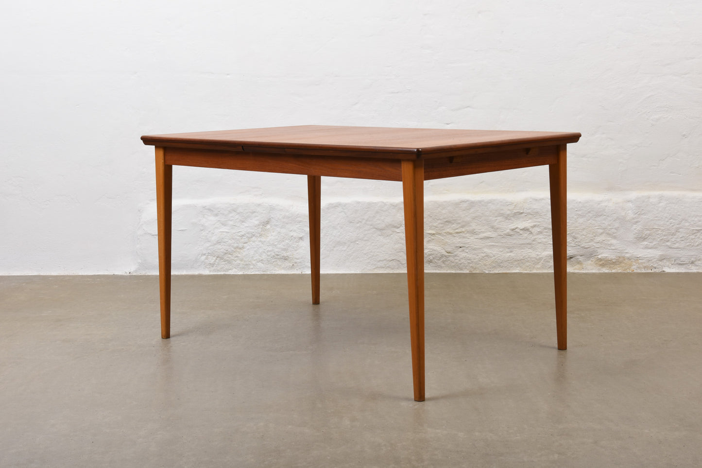 1960s extending dining table in teak