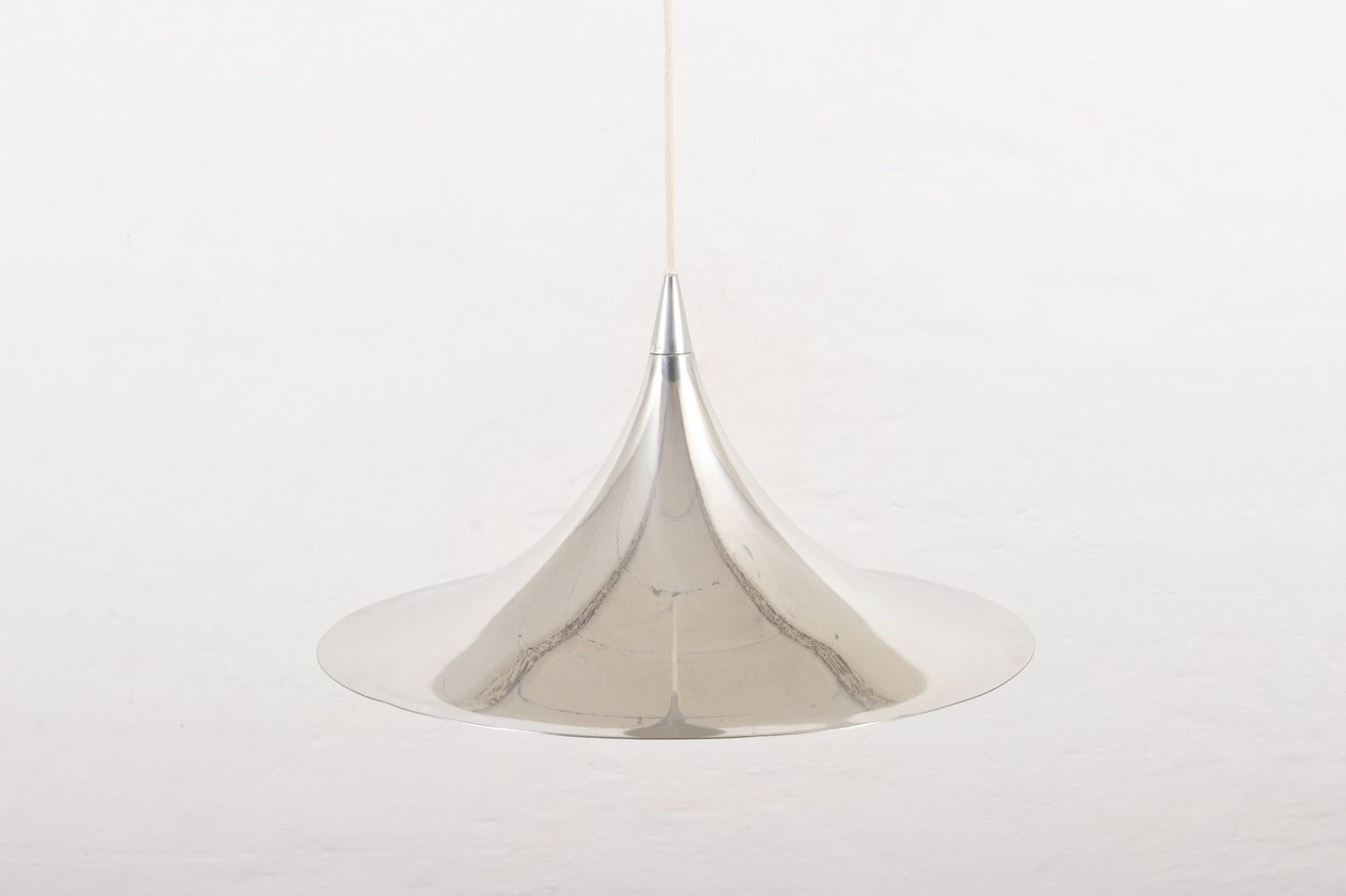 1970s Swedish chrome ceiling lamp