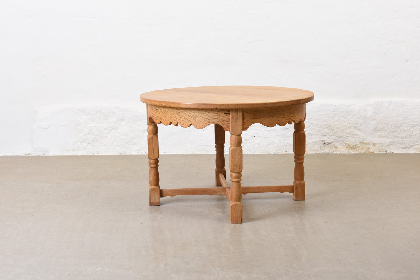 1960s oak coffee table by Henning Kjærnulf