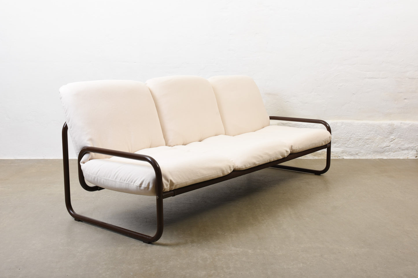 Newly reupholstered: 1970s three seat sofa by John Bertil Häggström