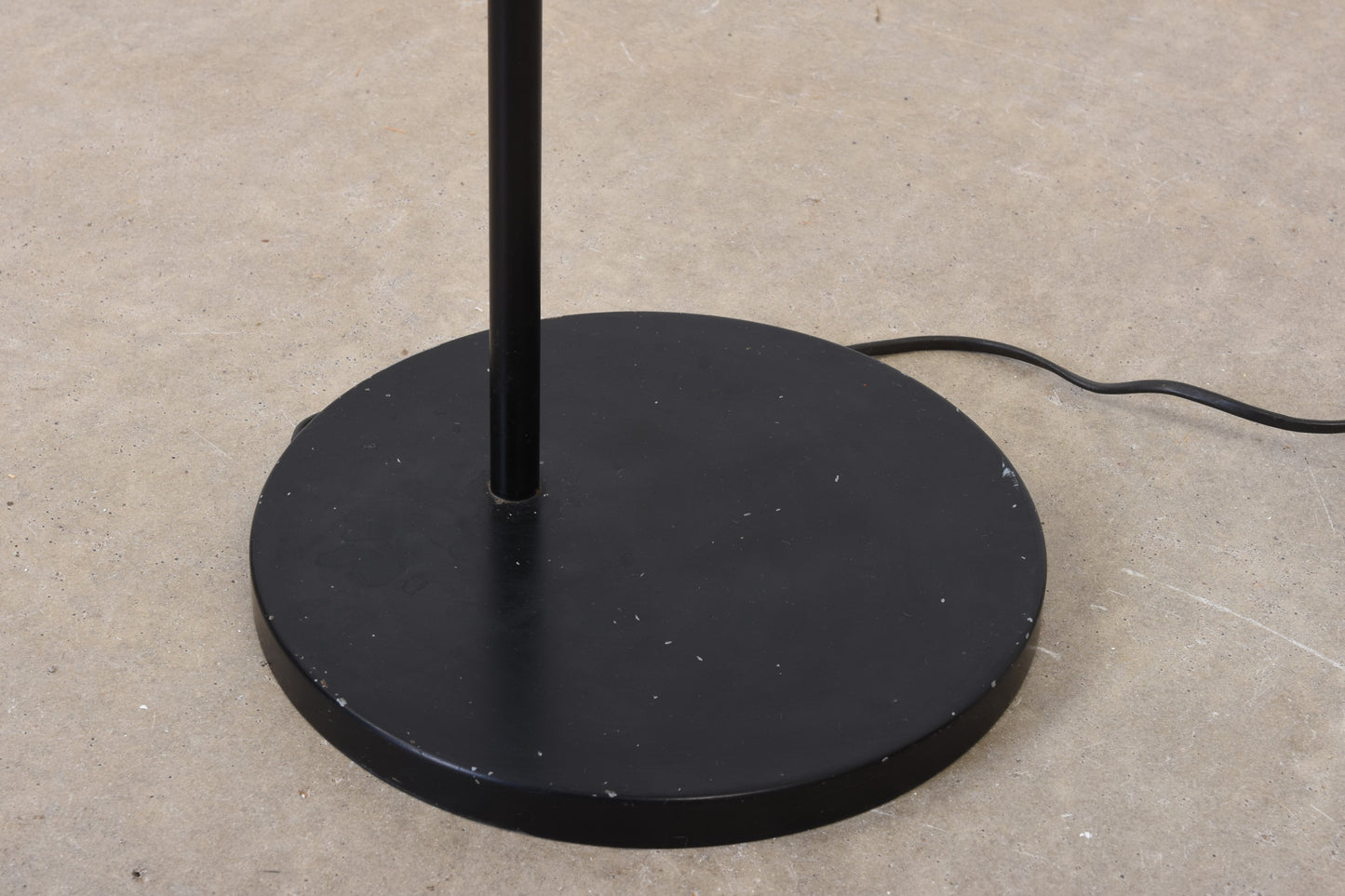 1960s Danish black metal floor lamp