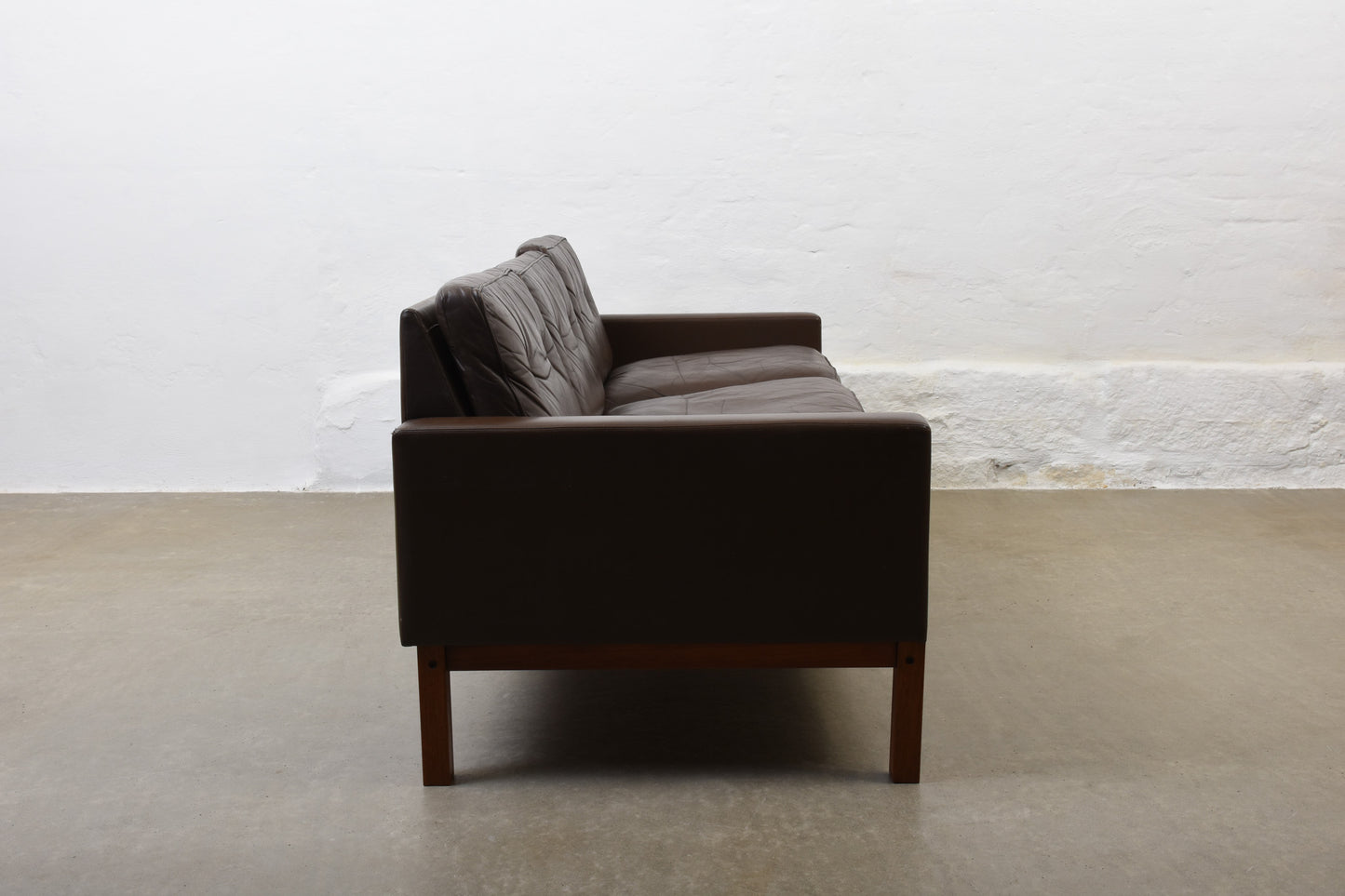 1960s leather sofa by Asko