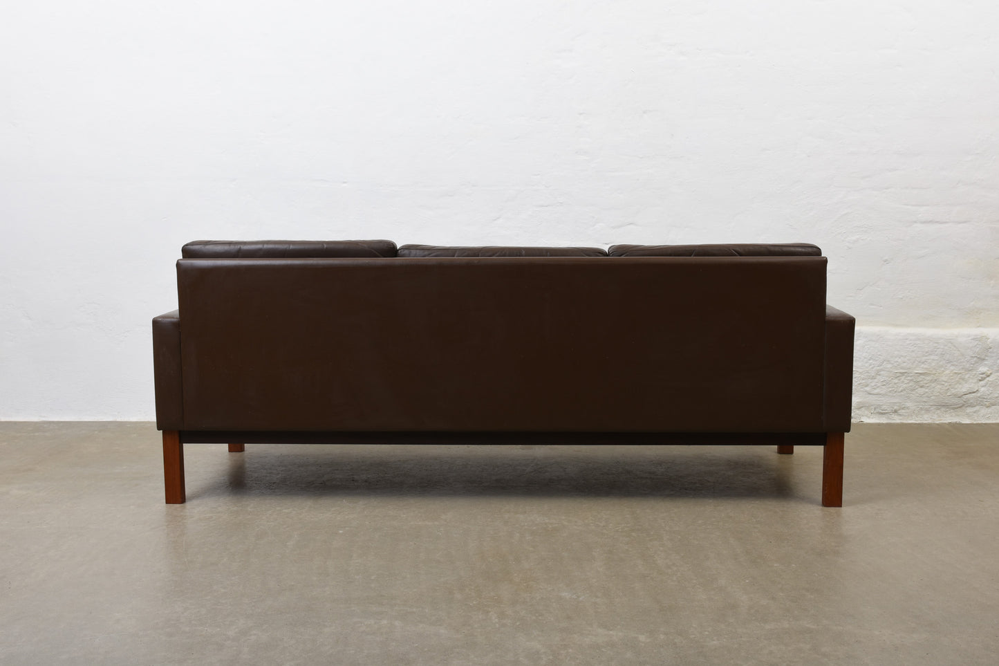 1960s leather sofa by Asko