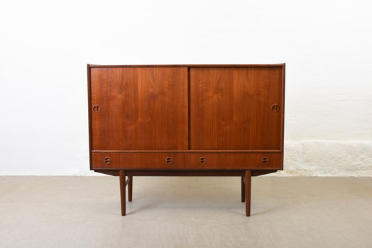 1960s teak highboard by Vodskov Møbelfabrik