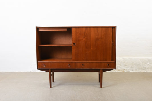 1960s teak highboard by Vodskov Møbelfabrik