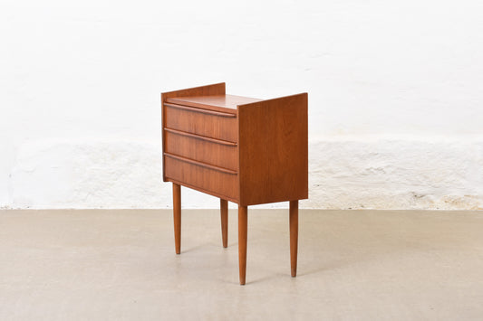 1960s short chest in teak