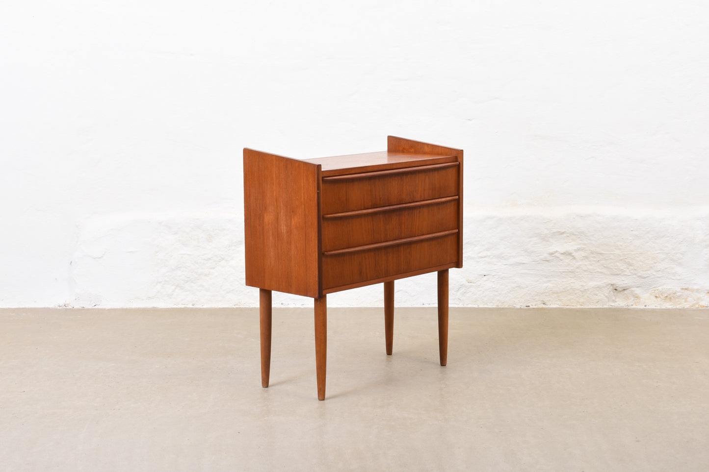 1960s short chest in teak