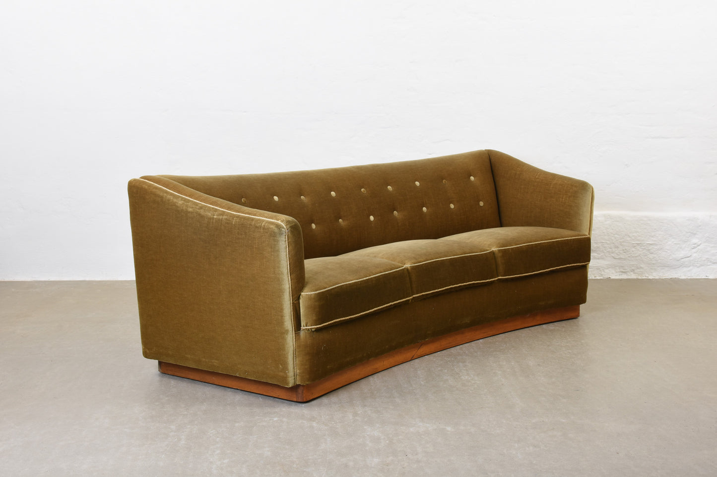 1940s Danish cabinetmaker's sofa