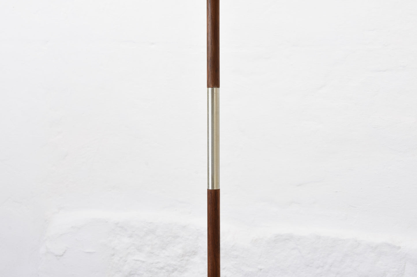 1960s rosewood and metal floor lamp