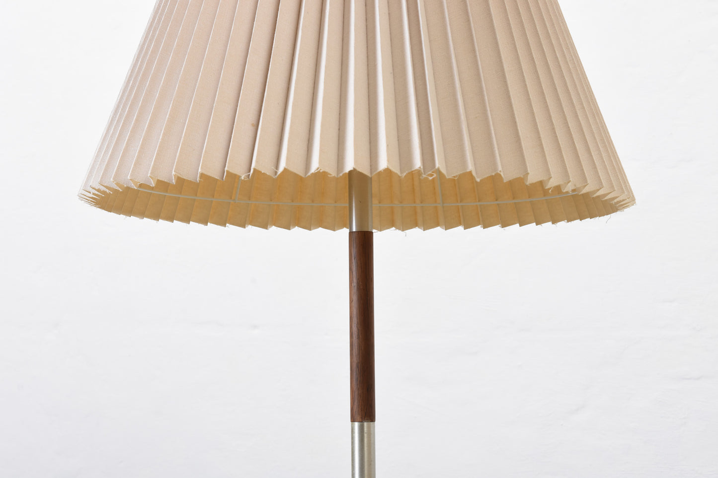 1960s rosewood and metal floor lamp