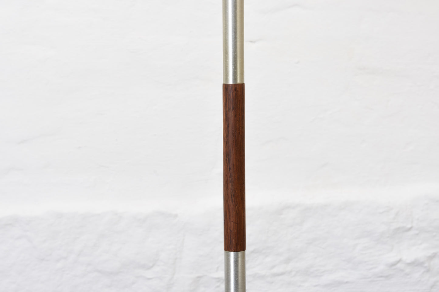 1960s rosewood and metal floor lamp