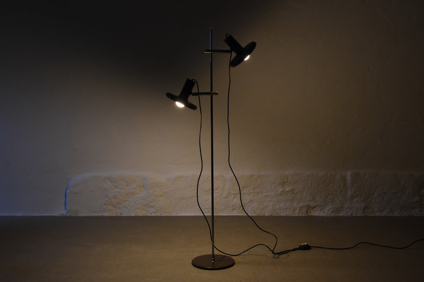 1970s 'Optima 4' floor lamp by Hans Due