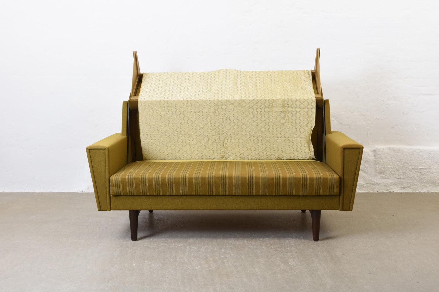 1960s Danish two seat sofa bed