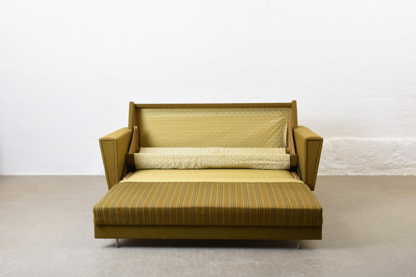 1960s Danish two seat sofa bed