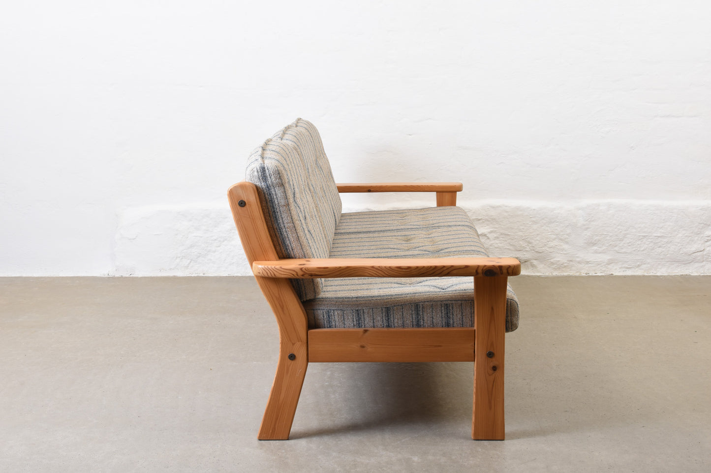 1980s pine three seater by Friis Møbler