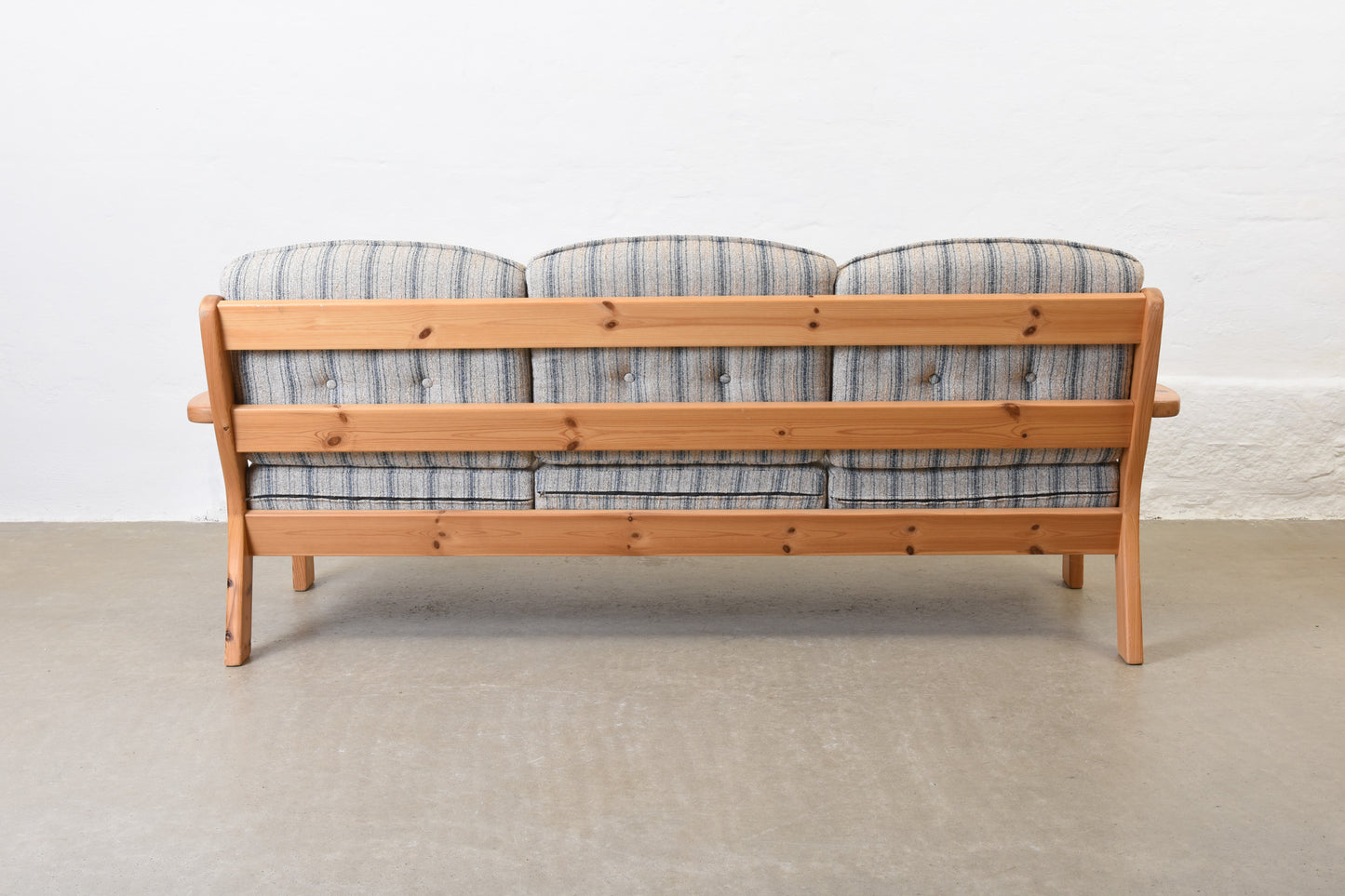 1980s pine three seater by Friis Møbler