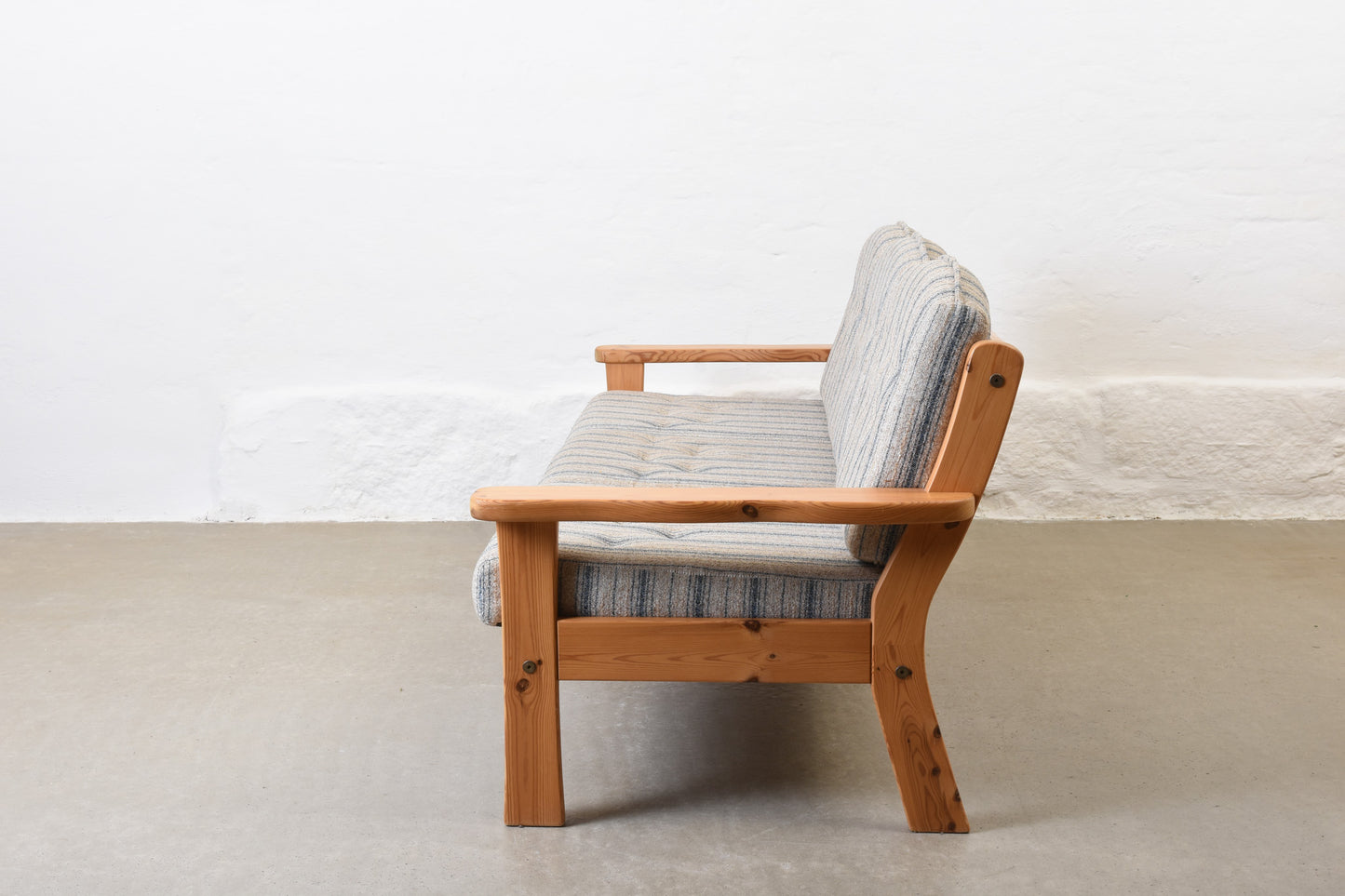 1980s pine three seater by Friis Møbler