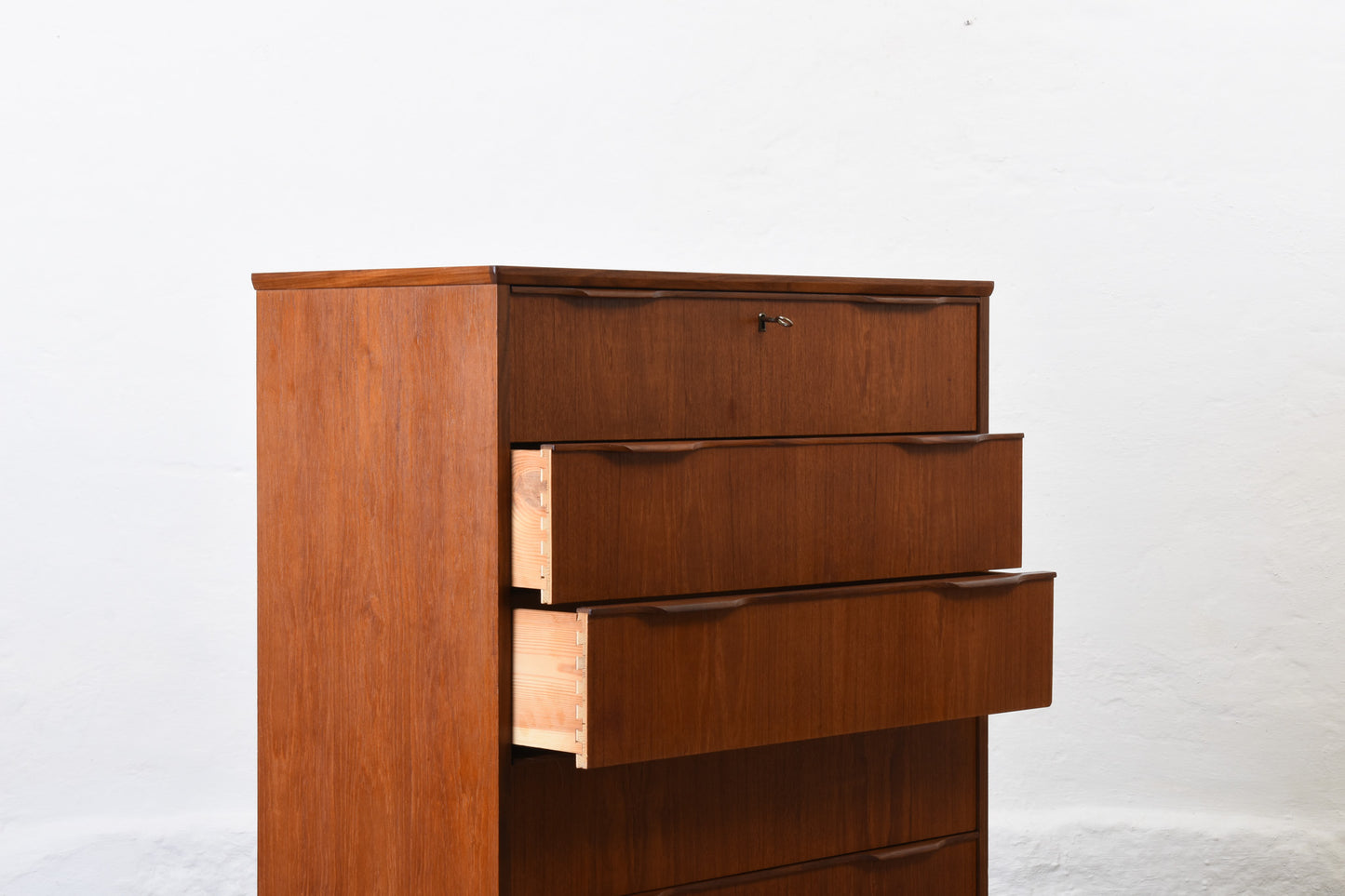 1960s large chest of six drawers