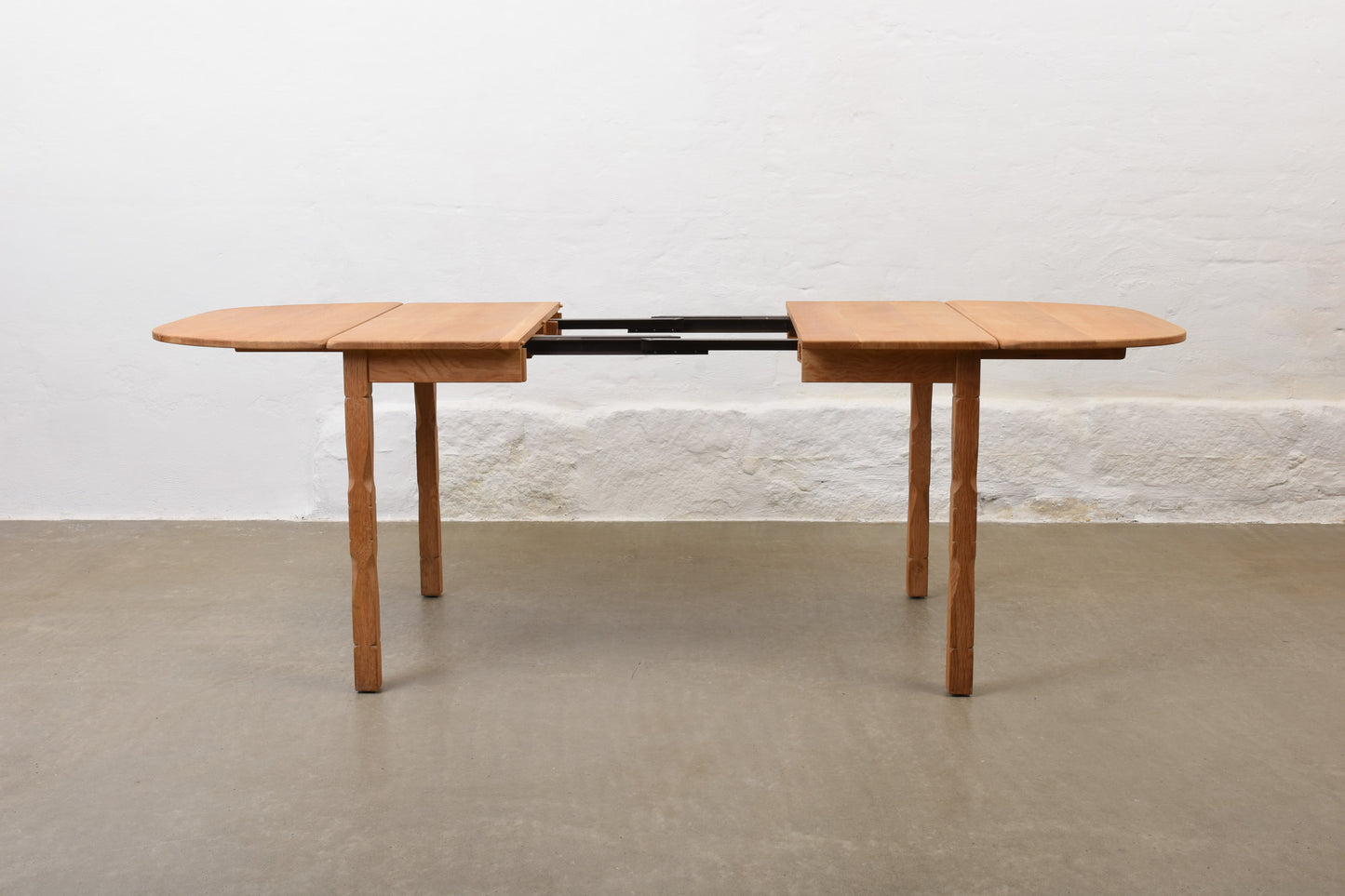 1970s extending dining table by Henning Kjærnulf - Square