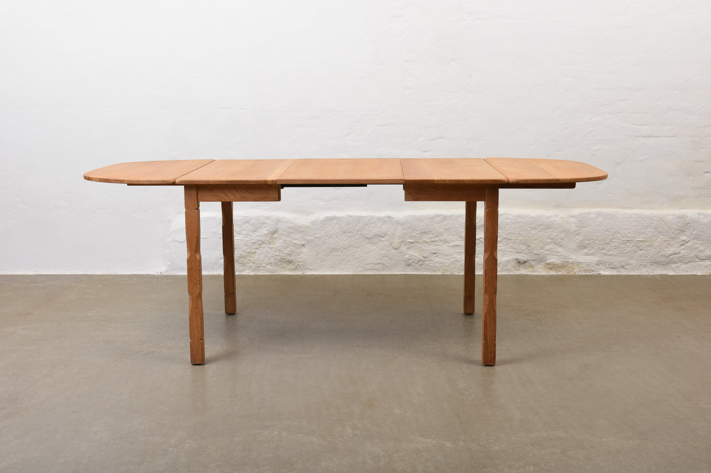 1970s extending dining table by Henning Kjærnulf - Square