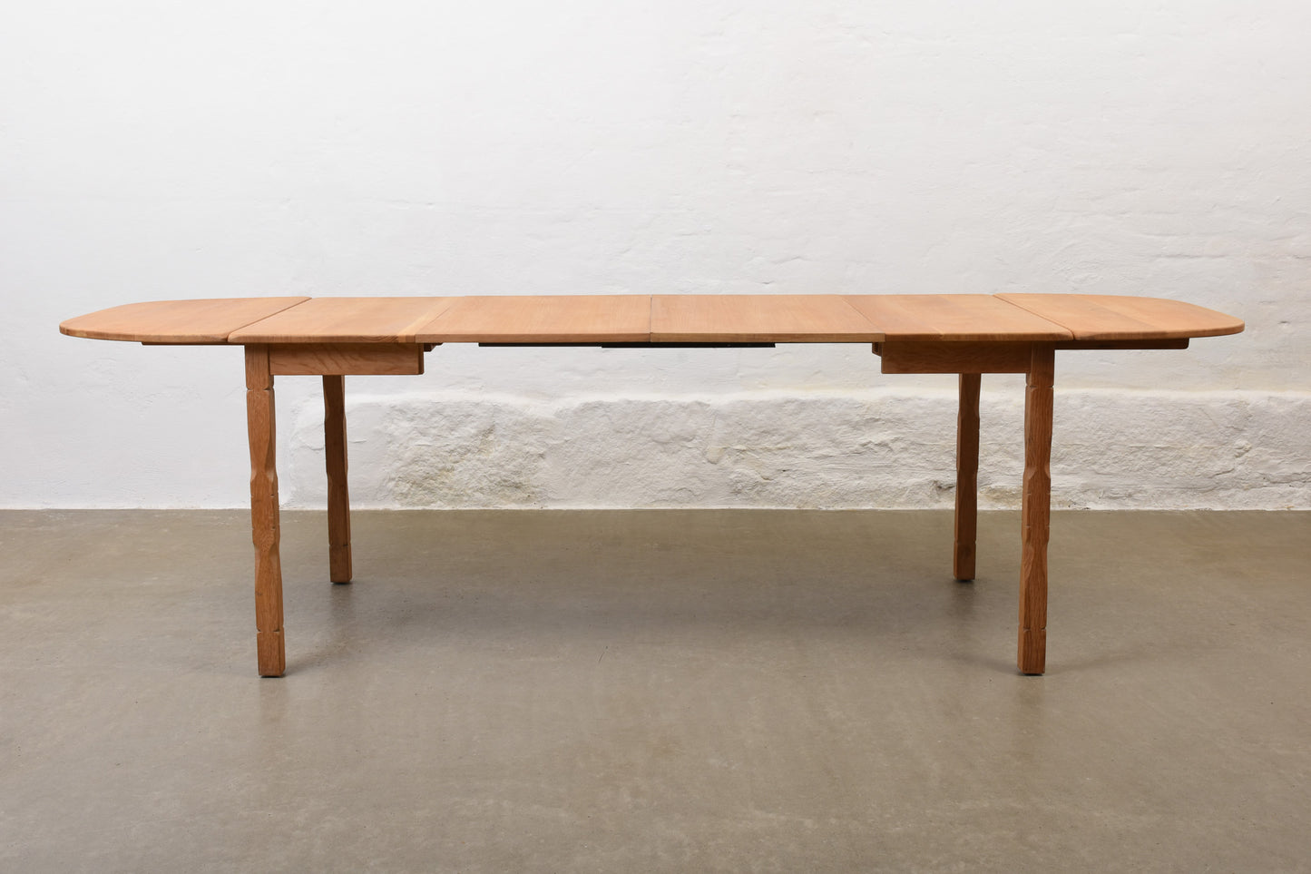 1970s extending dining table by Henning Kjærnulf - Square